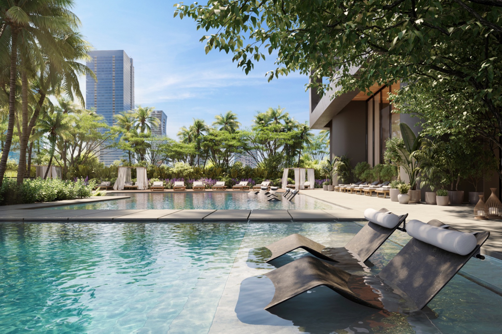 9th-floor pool at ORA by Casa Tua.