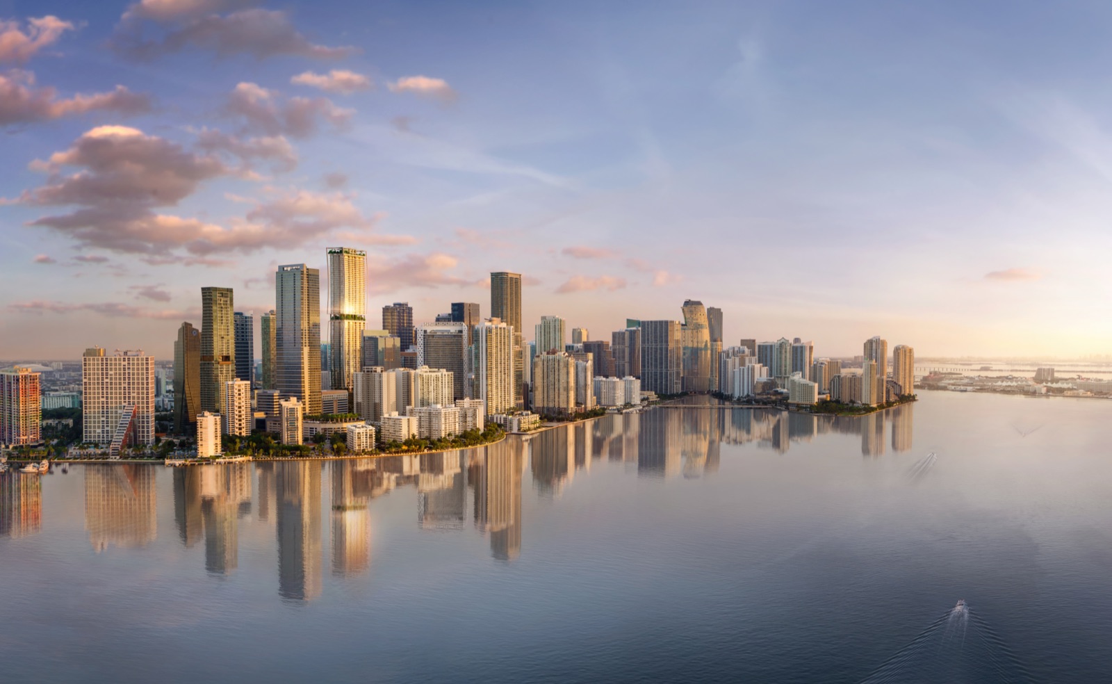ORA by Casa Tua skyline view — a 77-story tower rising nearly 1,000 feet above Brickell.